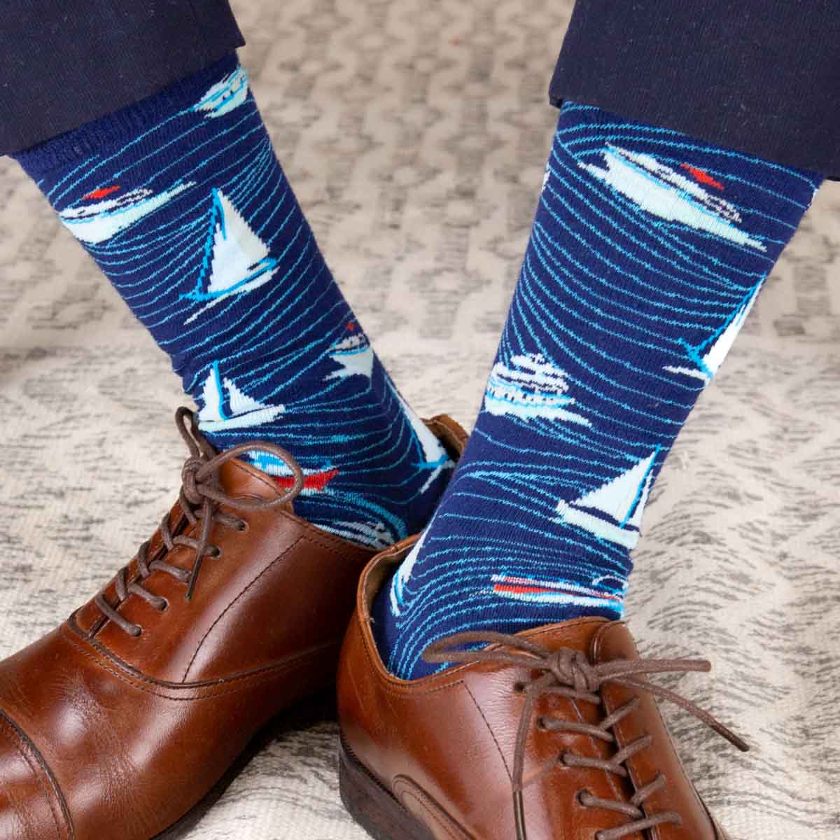 MENS BOATING SOCKS