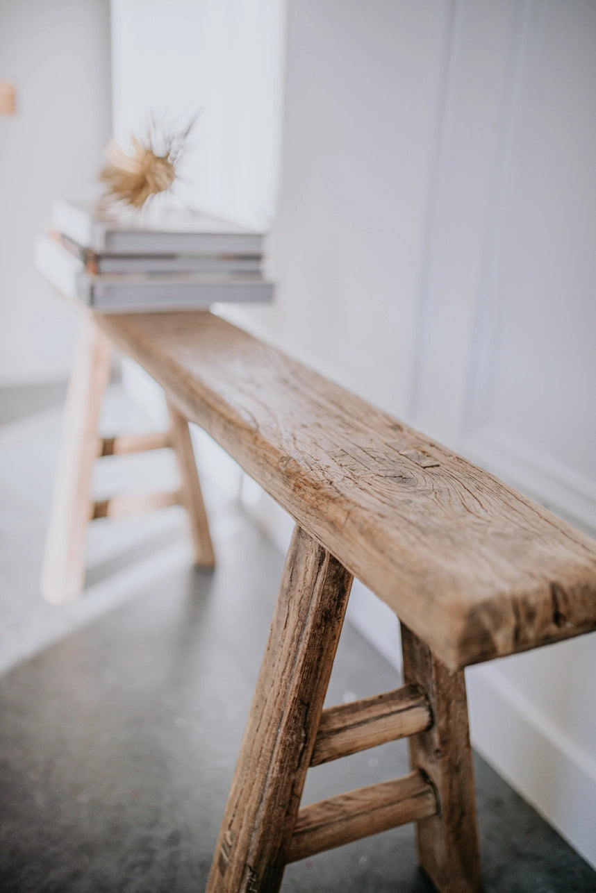 OLD ELM BENCH