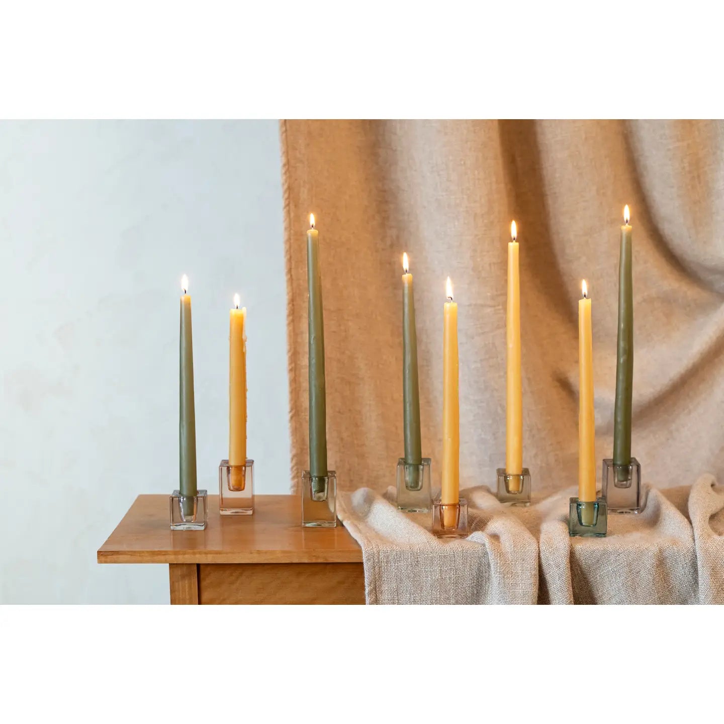 LUCA GLASS CANDLE HOLDER