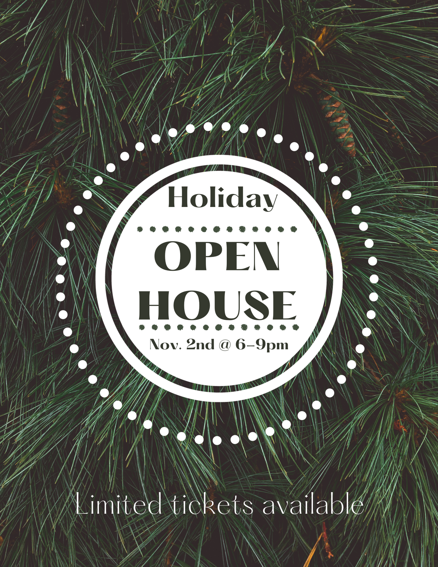 HOLIDAY OPEN HOUSE