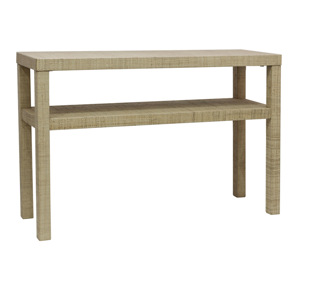 RAFIA CONSOLE TABLE