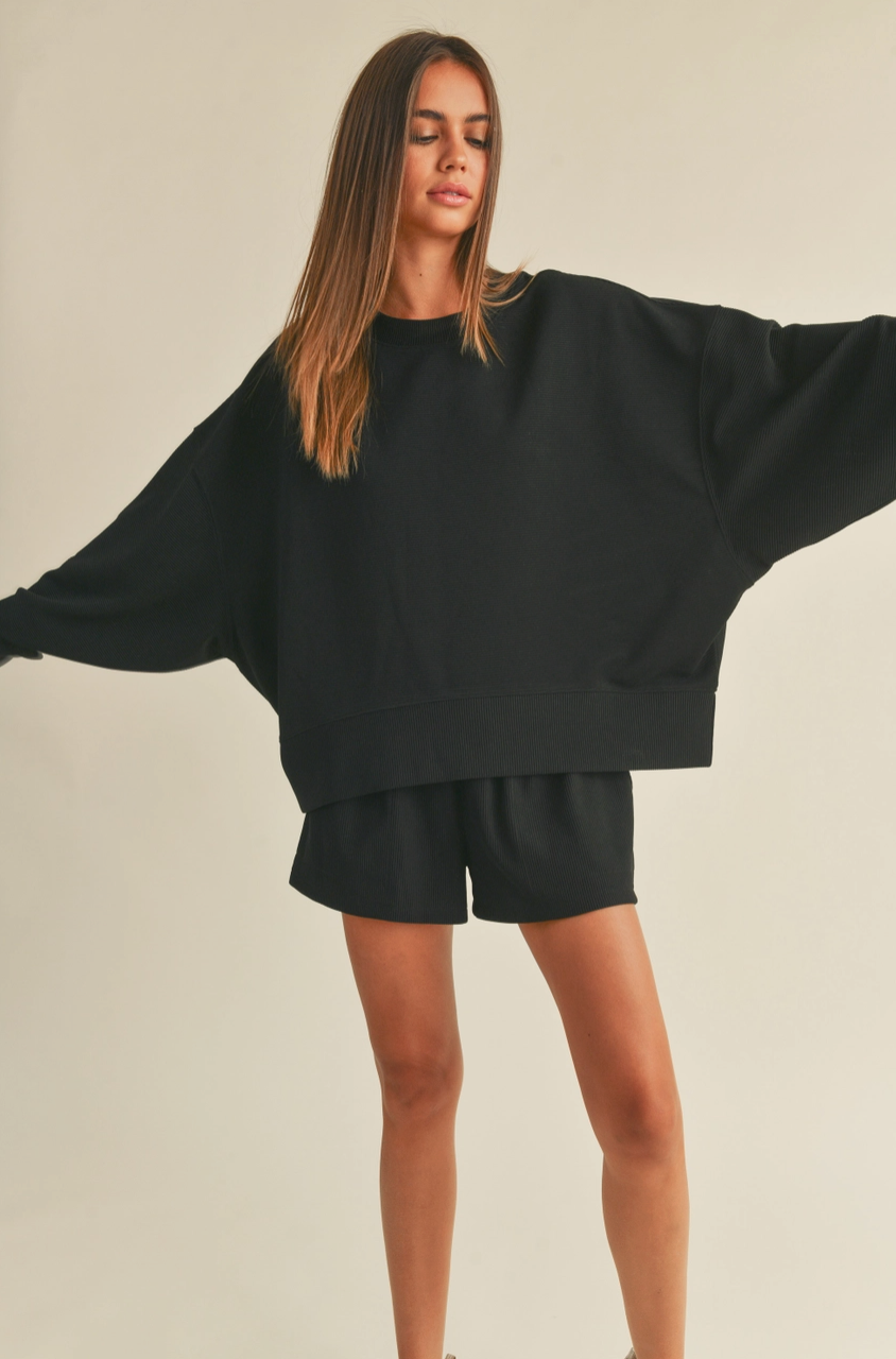 RIBBED CASUAL LOUNGER