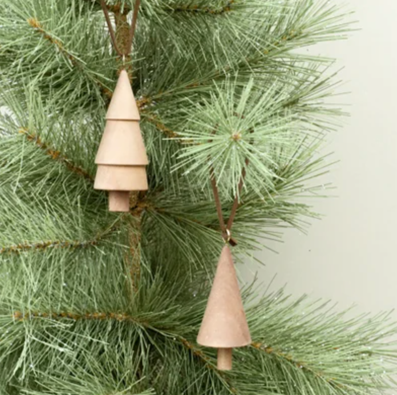 WOODEN TREE ORNAMENT