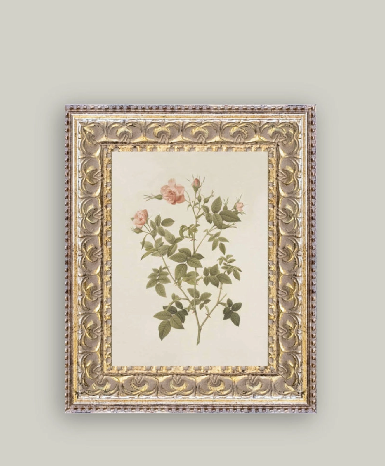 ROSA FRAMED ANTIQUE ART