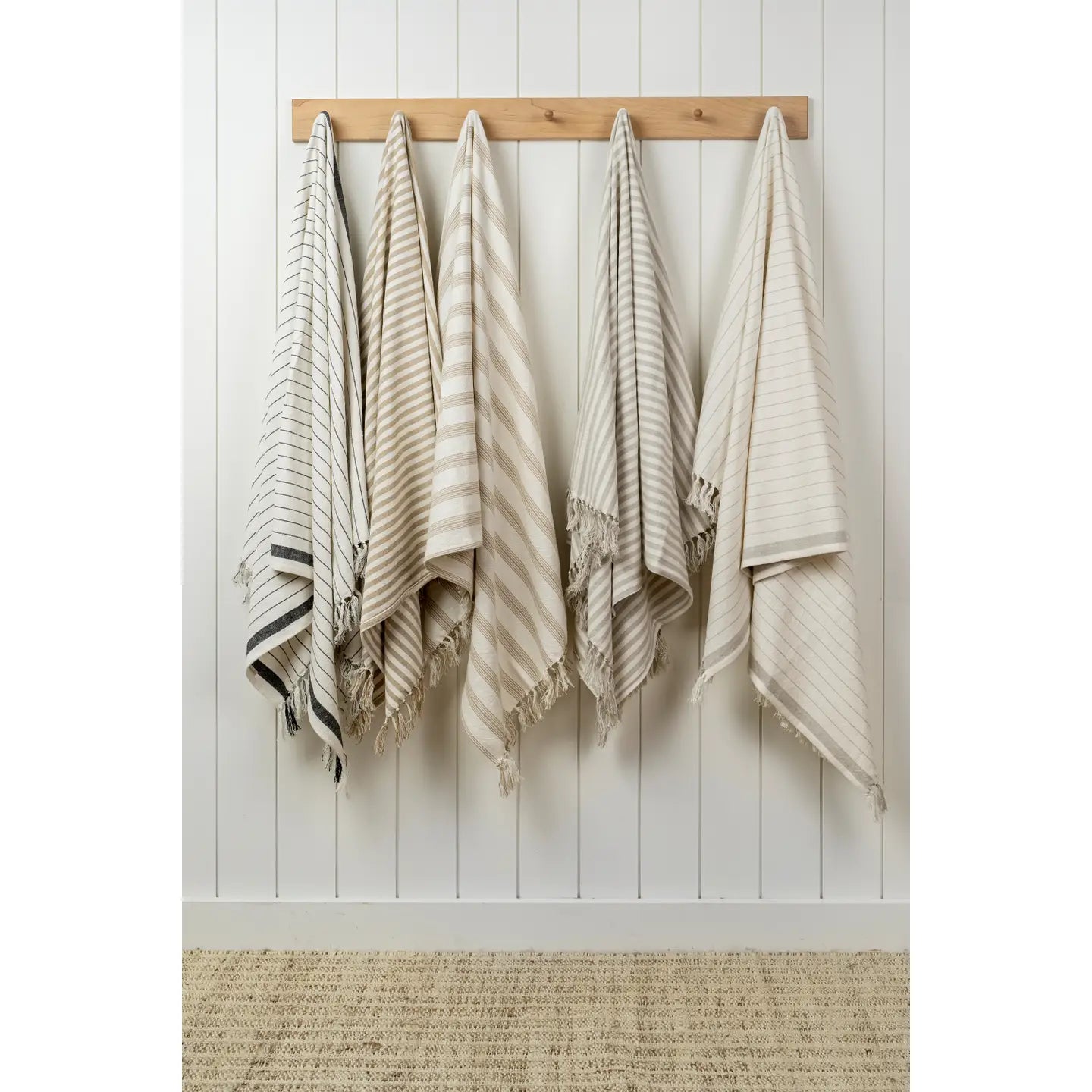 FRENCH STRIPE BATH TOWEL