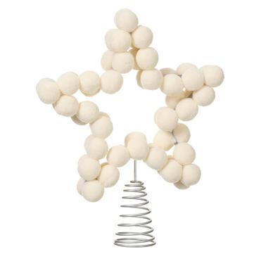 POMPOM STAR TREE TOPPER