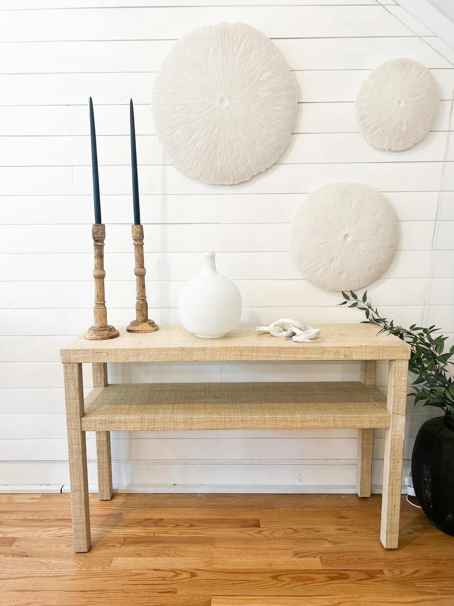 RAFIA CONSOLE TABLE