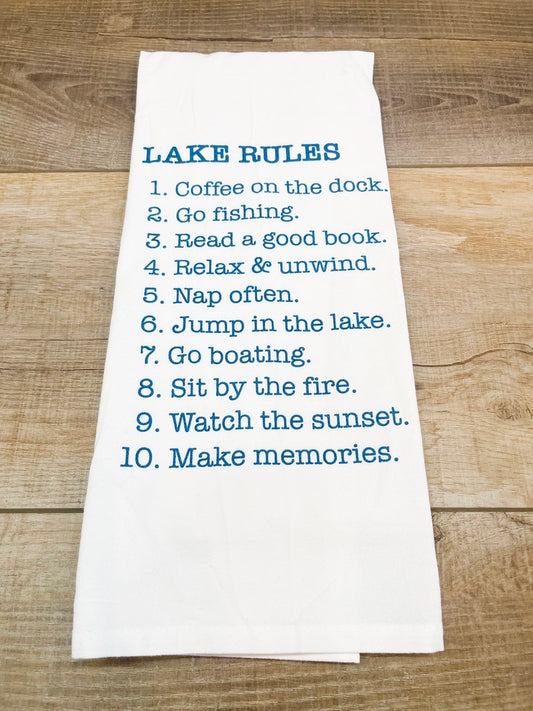 LAKE RULES