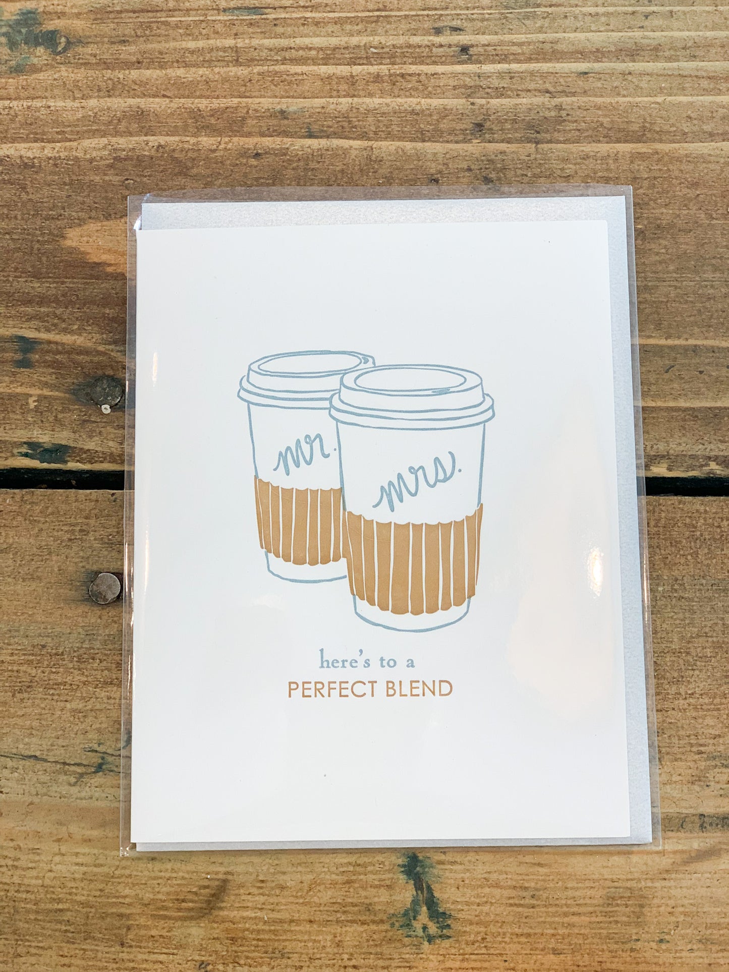 MR. & MRS. WEDDING CARD