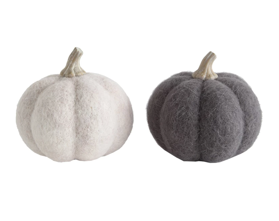 WOOL FELT PUMPKIN
