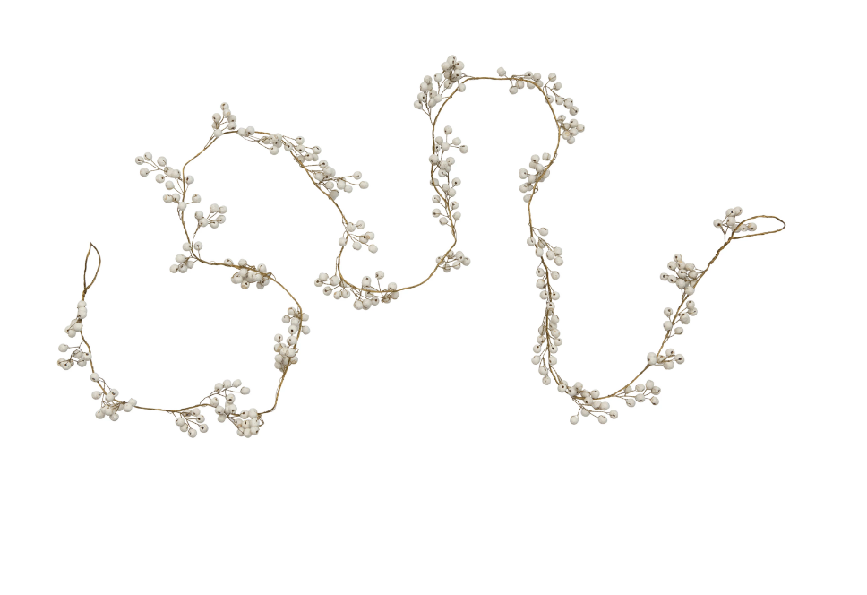 WHITE JINGLE GARLAND