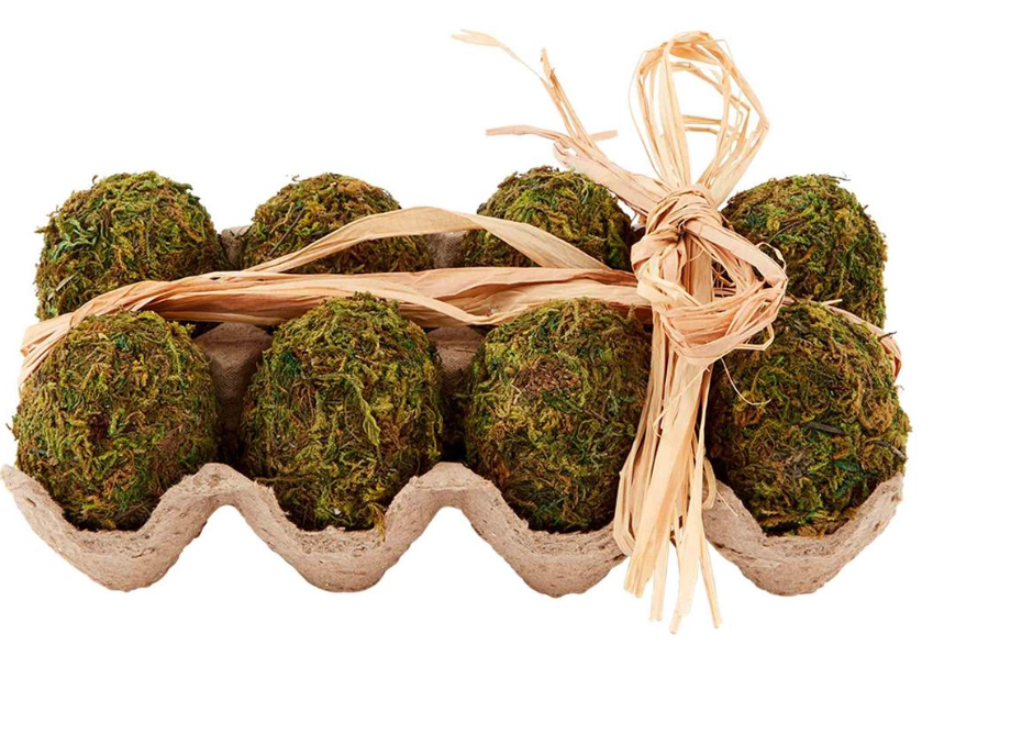 SET OF MOSS EGGS