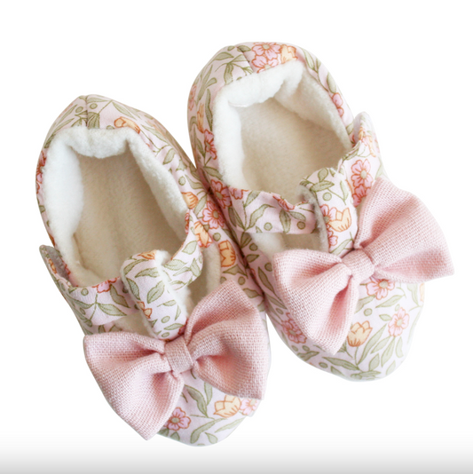 BOW LILY PINK BOOTIES