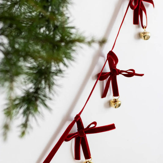 BOW VELVET GARLAND