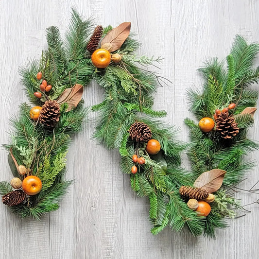 FALL PINE MIXED GARLAND