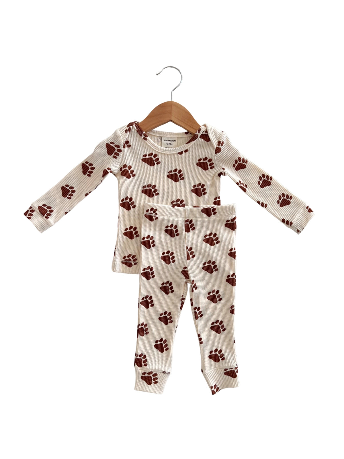 PAW WAFFLE 2 PIECE SET