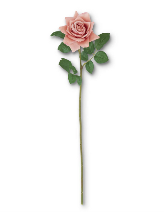 REAL TOUCH CORAL ROSE STEM