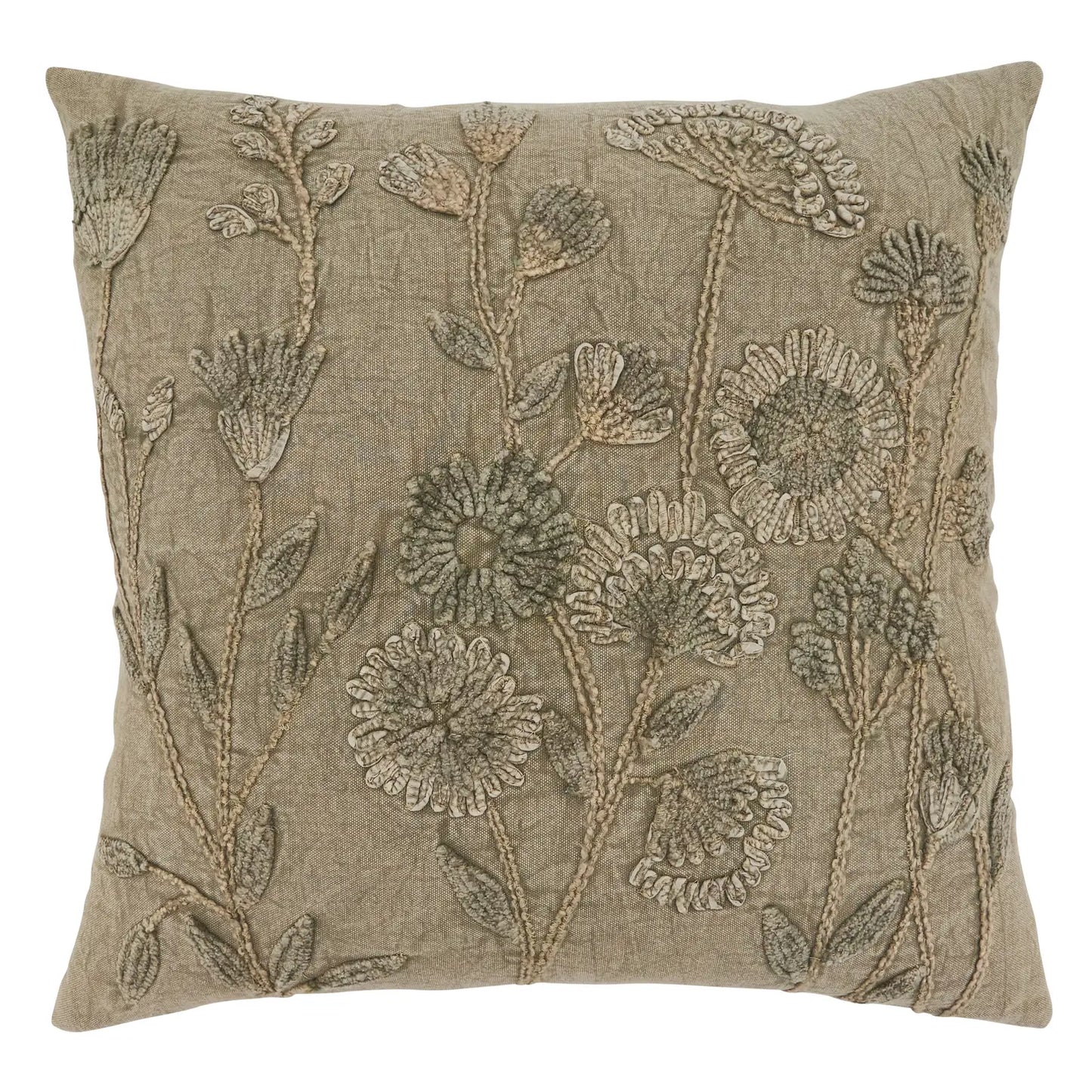 STONE FLORAL PILLOW