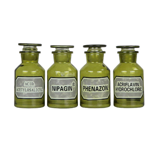 Green Apothecary Bottle