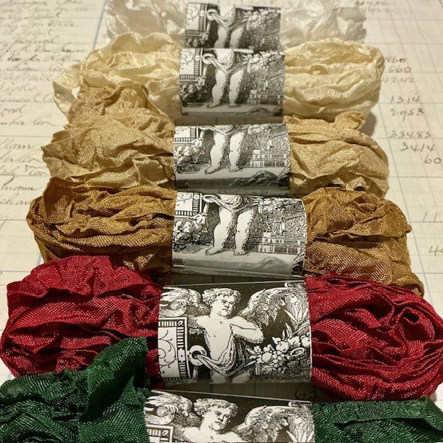 Crinkled Ribbon -colors vary