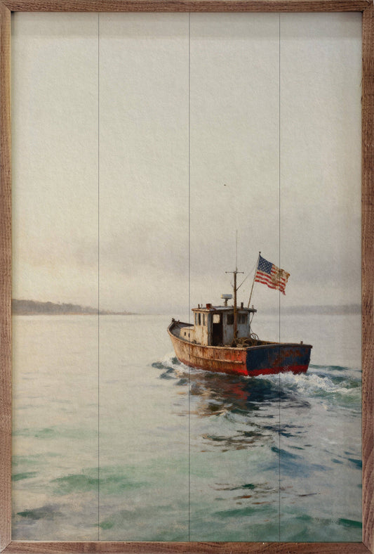 Nautical Americana Sailboat