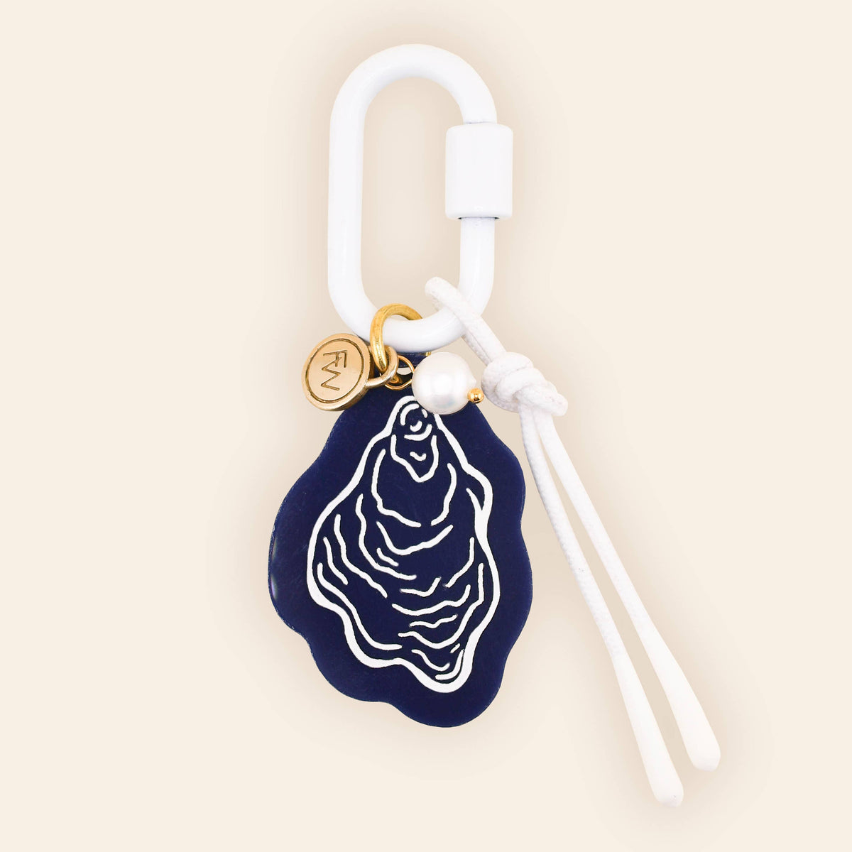 Oyster Pearl Bag Charm