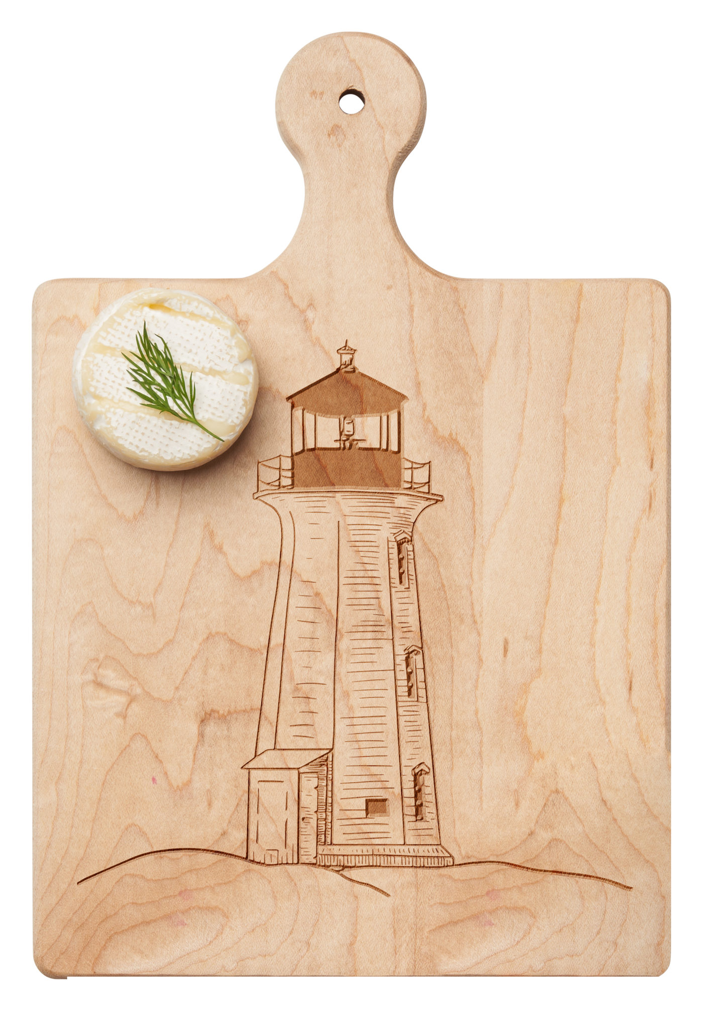 Artisan Maple Paddle Board | Lighthouse | 9 x 6"