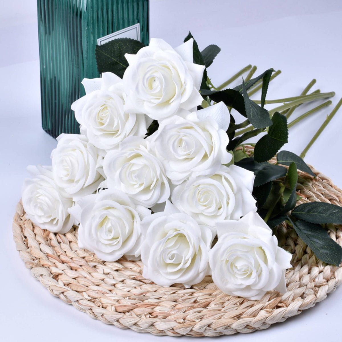 17"Medium bloom rose stem-Moisturized Coating Fresh-Cut Fee