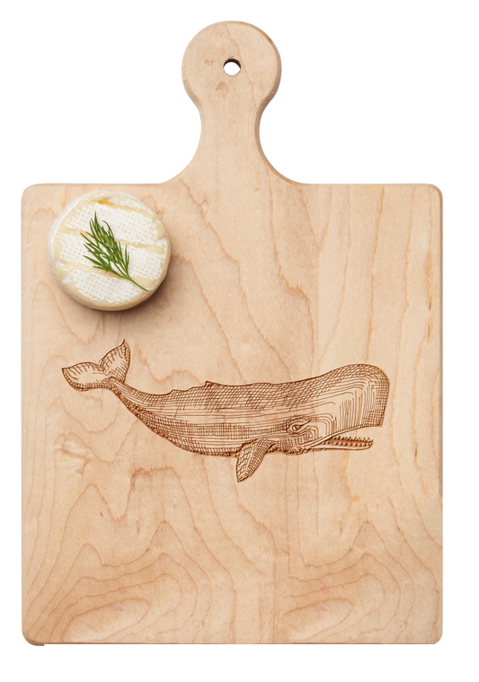 Artisan Maple Paddle Board | Whale | 9" x 6"