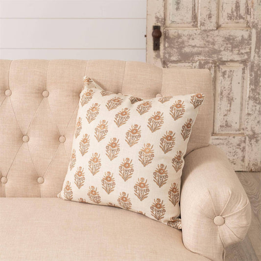 Pillow - Block Print Silhouette, Sm (Pk/02)