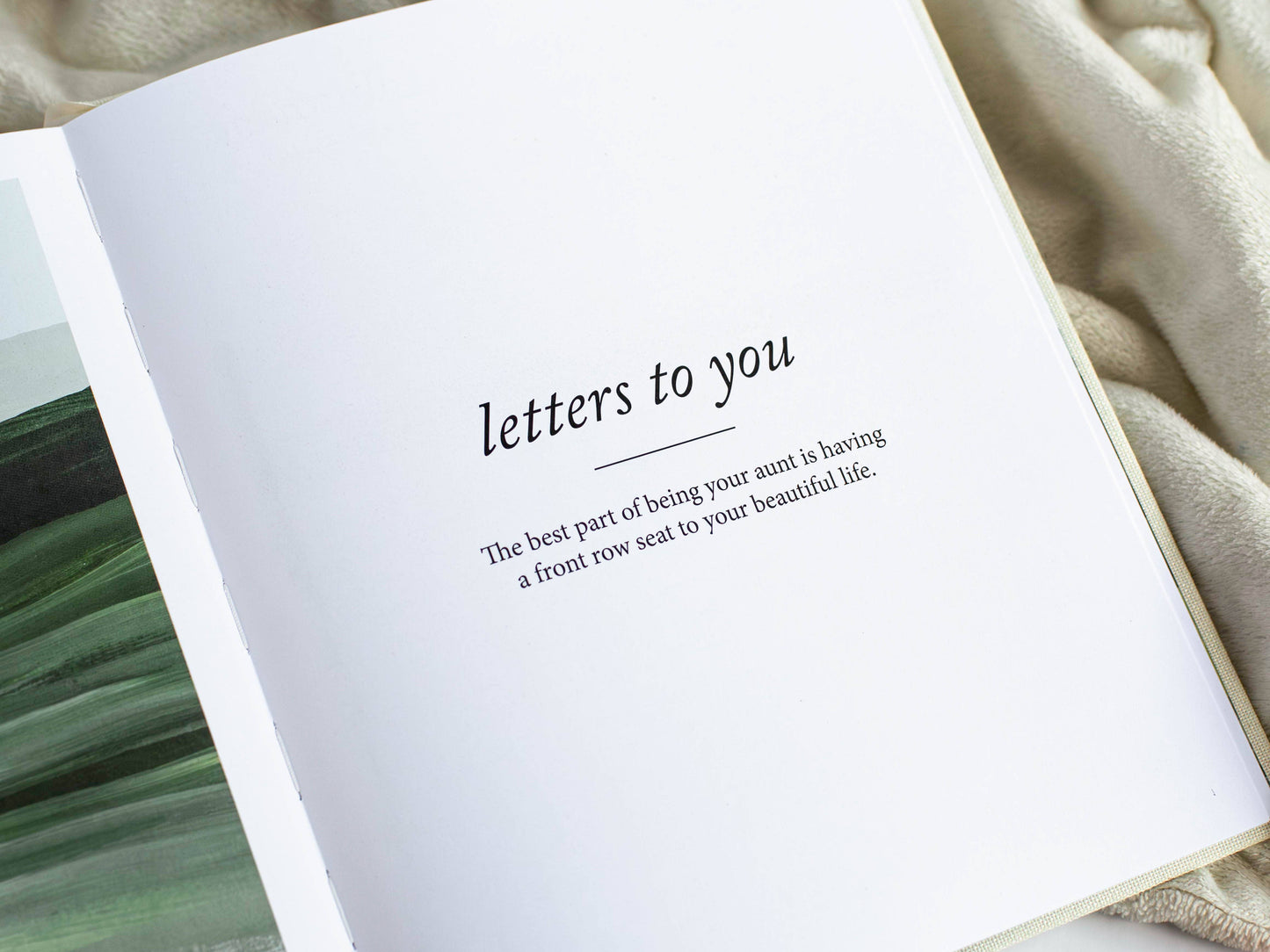 Aunt Memory Book & Keepsake Journal | Thoughtful Aunt Gift
