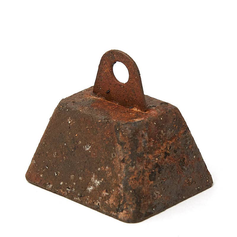 1-1/4" Rusty Tin Cow Bells  - Bag of 12 Rusted Bells