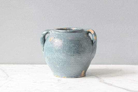 Found Confit Garden Pot, Large, Blue-Green