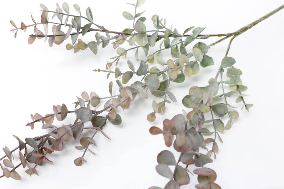 25"Artificial Spiral Eucalyptus Sprays