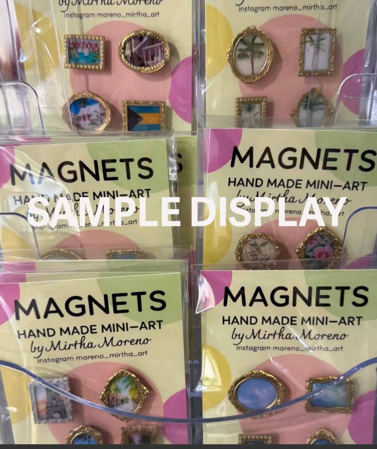 Bird Magnets (Set of 4 each) Bird theme