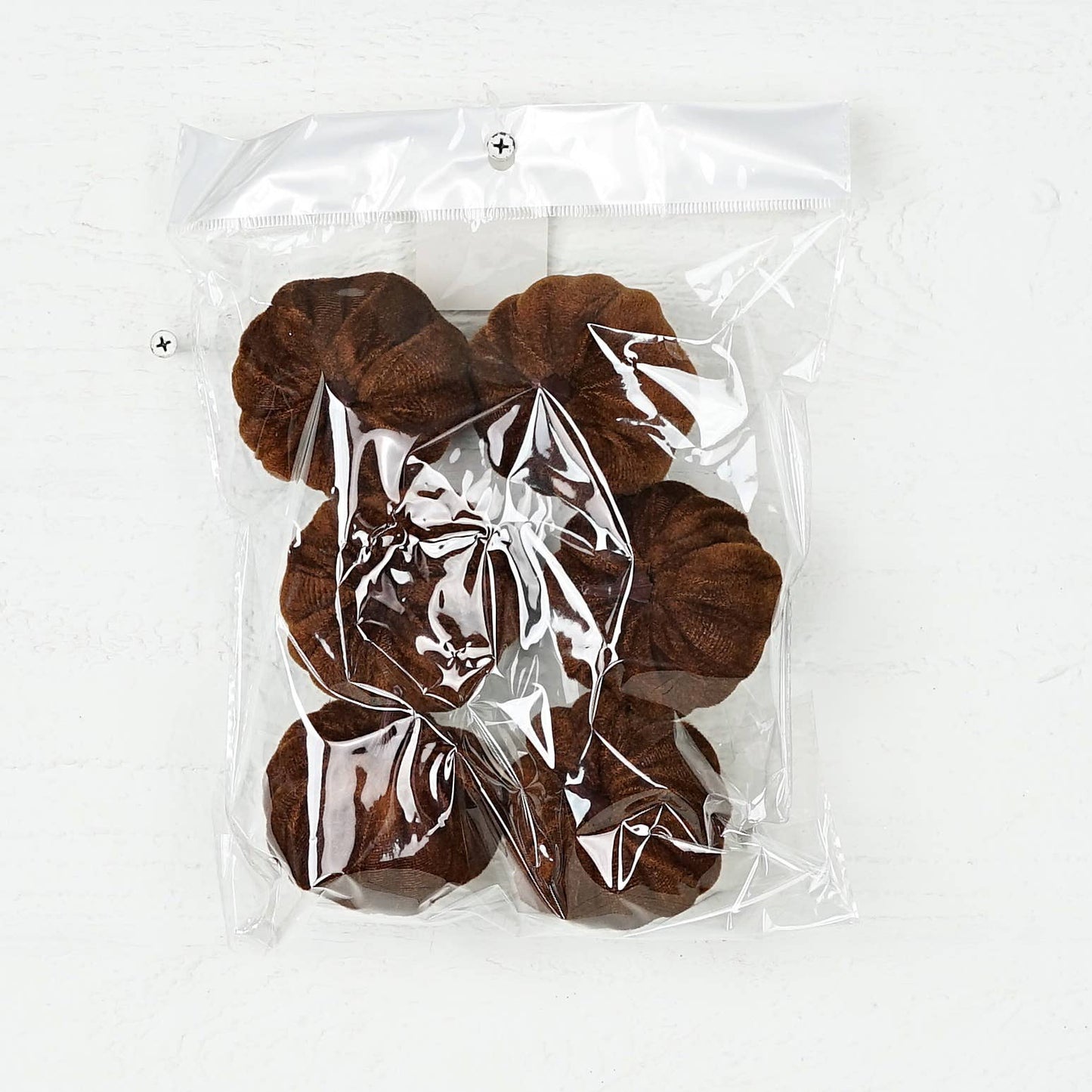ISB79866- 2.5in x 2.5in Mini Velvet Pumpkin