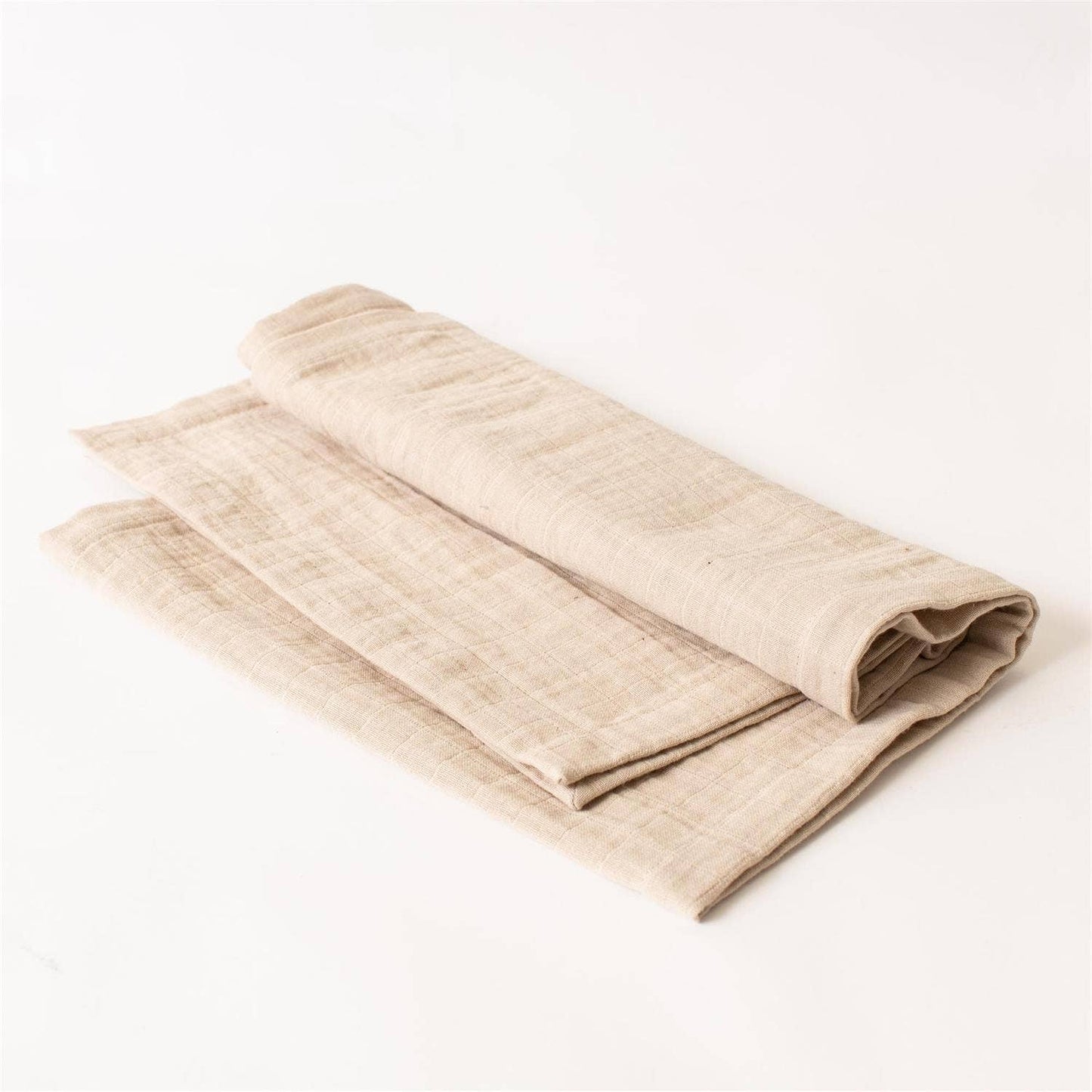 Tan Double Weave Table Runner