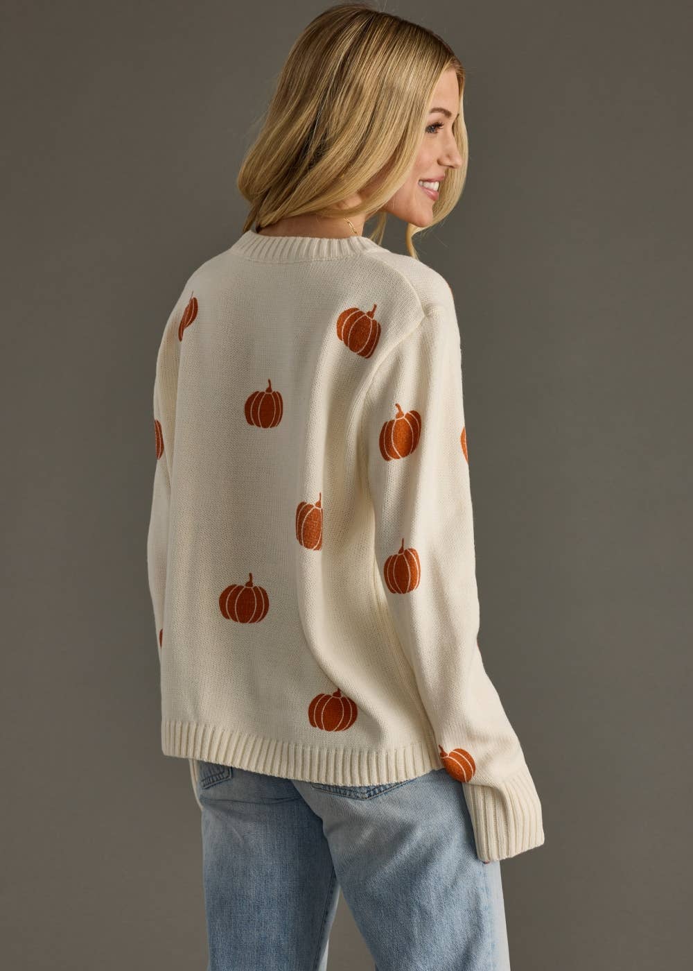 Cream Pumpkin Sweater