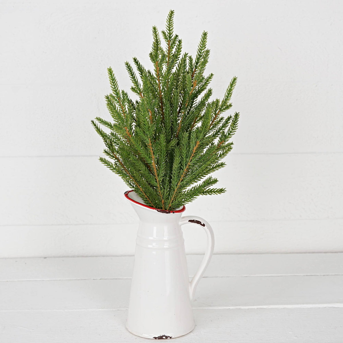 32301- 19IN SPRAY-SOFT TOUCH EVERGREEN NORFOLK PINES