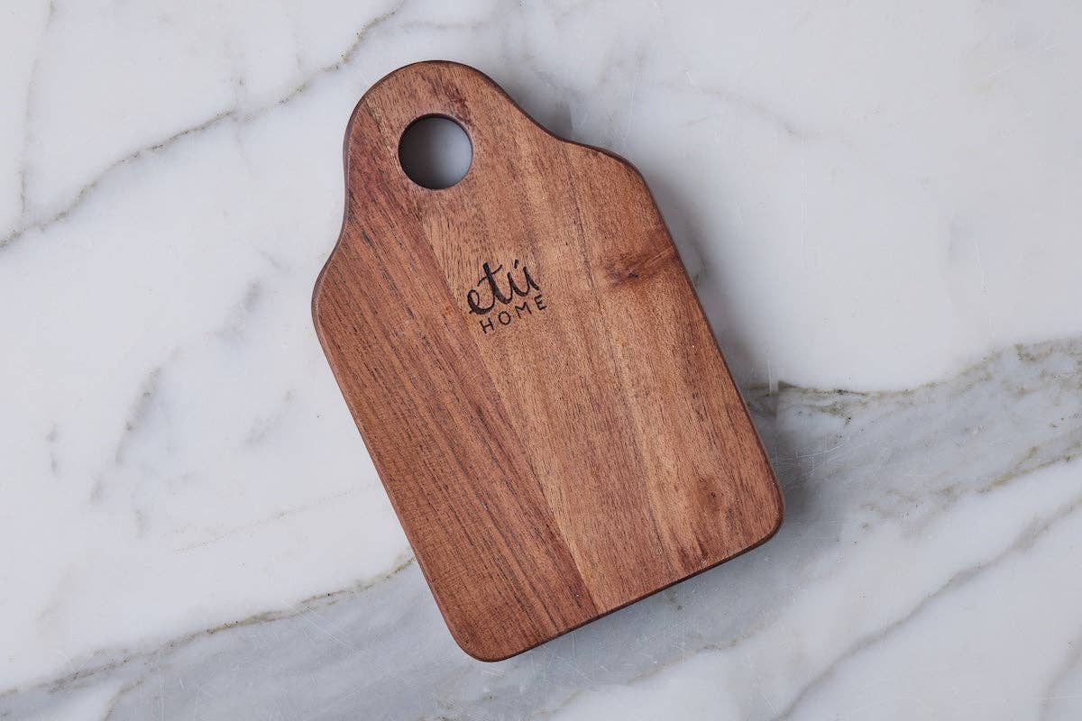 Dutch Cheese Board with Spreader, Small, Natural