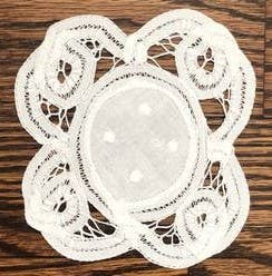 Annie's Treasures Doilies Cotton 4" Round