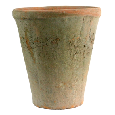 Rustic Terra Cotta Rose Pot - Med - Antique Red