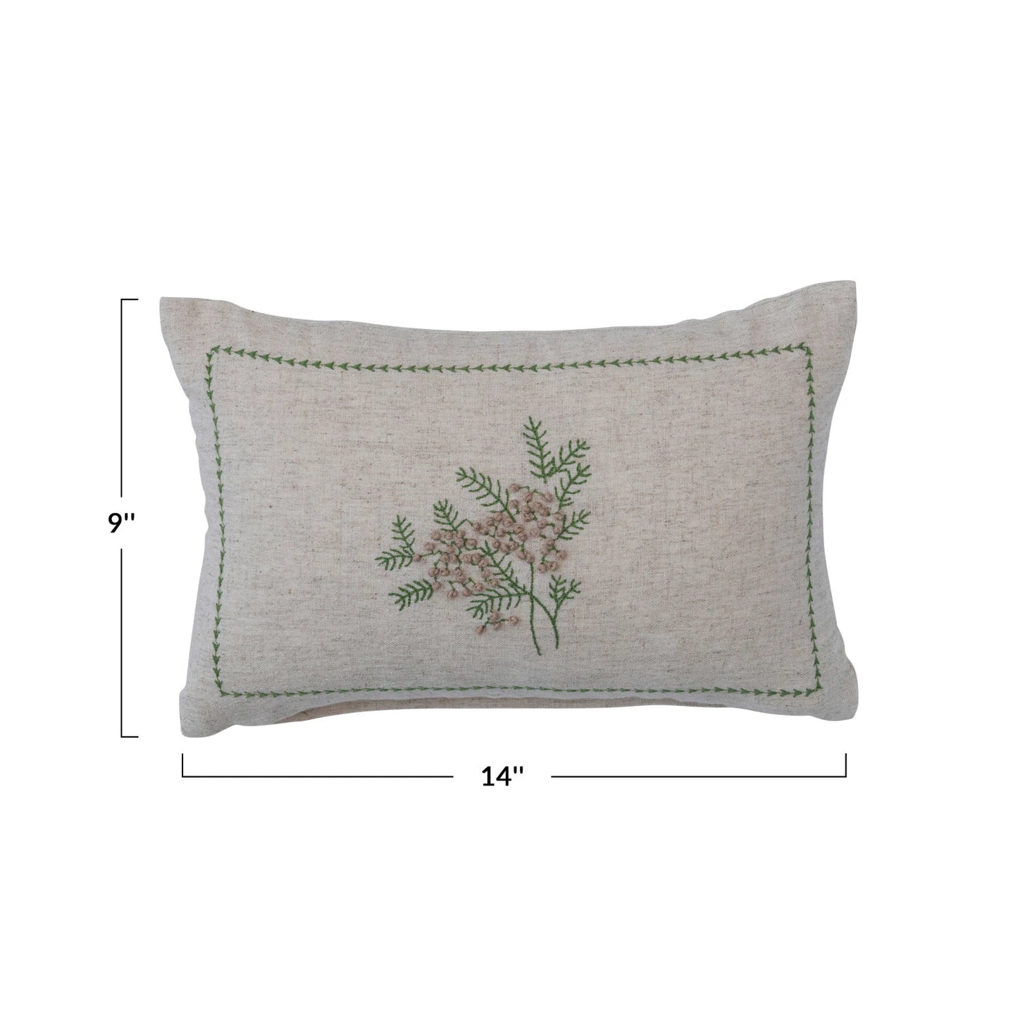 EMBOIDERY LUMBAR PILLOW