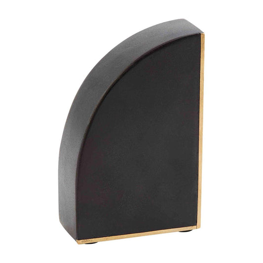 BLACK MARBLE BOOK END